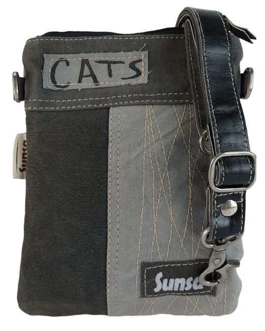 Sunsa Black Umhängetasche