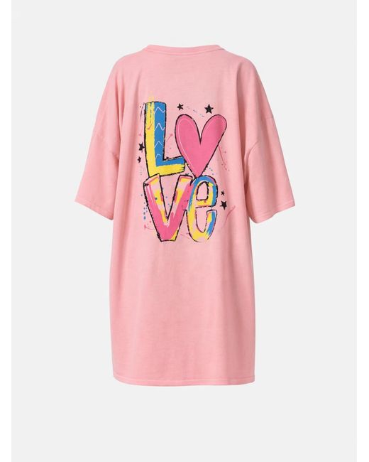 Worldclassca Pink Oversizeshirt
