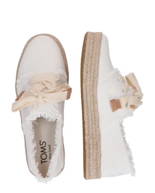 TOMS White Espadrilles