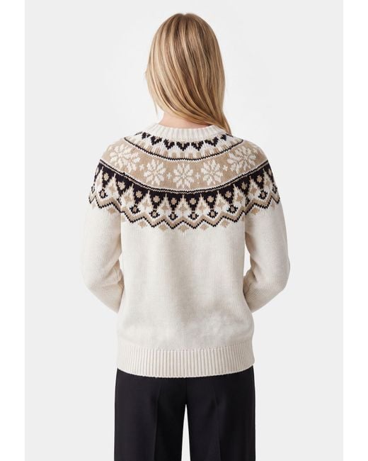 Usha White Pullover
