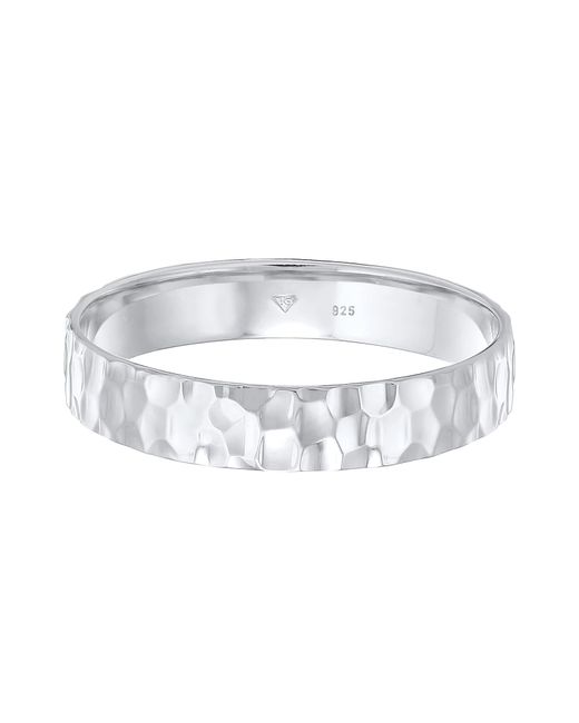 Kuzzoi Ring Organic in Metallic für Herren