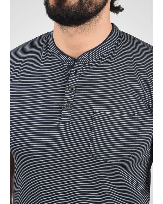 Solid Rundhalsshirt 'alfi' in Gray für Herren