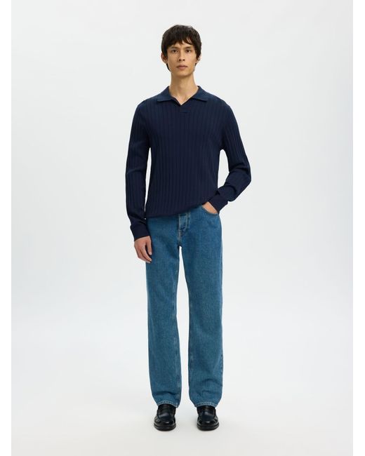 SELECTED Pullover Slhtorino in Blue für Herren