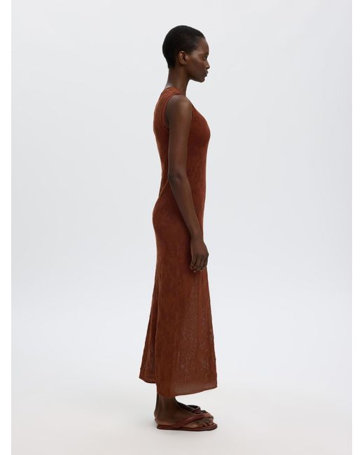 SELECTED Brown Kleid