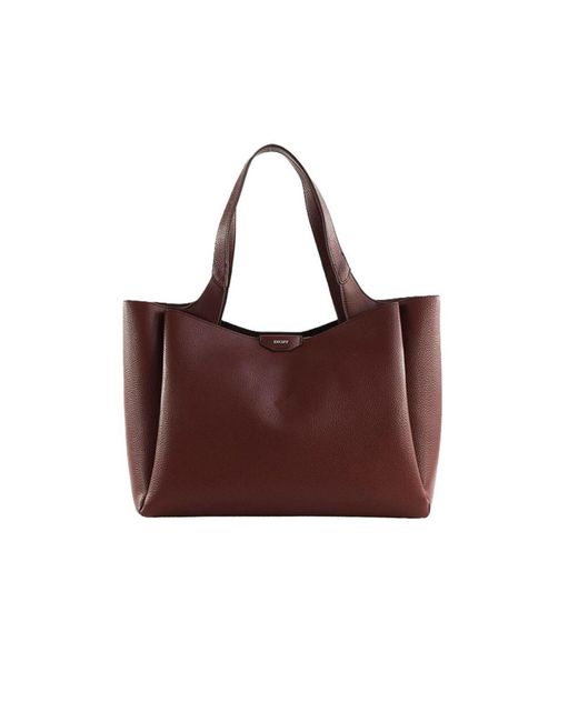 DKNY Brown Shopper R43Ayg32