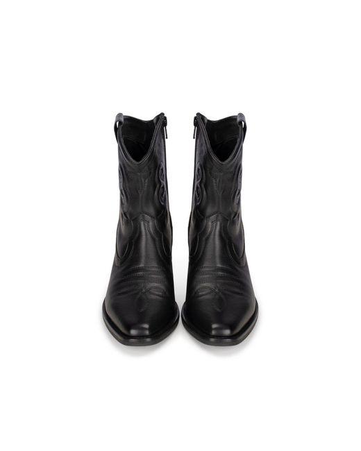 PS Poelman Black Cowboystiefel