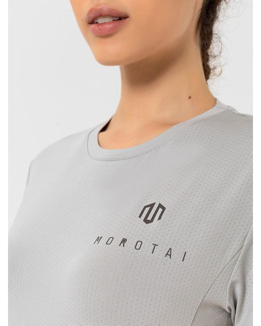 MOROTAI White Funktionsshirt 'Engineering'