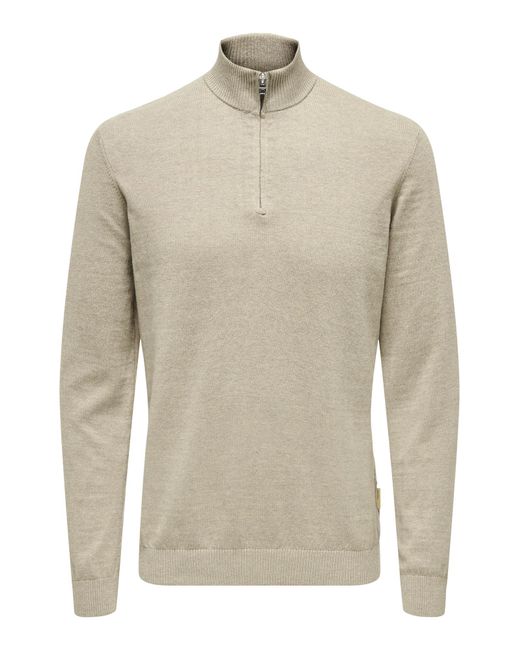 Only & Sons Pullover Onsloui in Natural für Herren