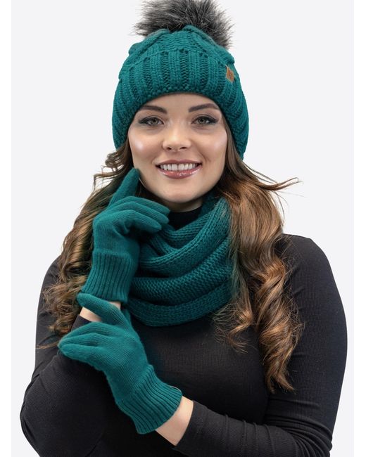 Vivience Green Mütze 7014 Set