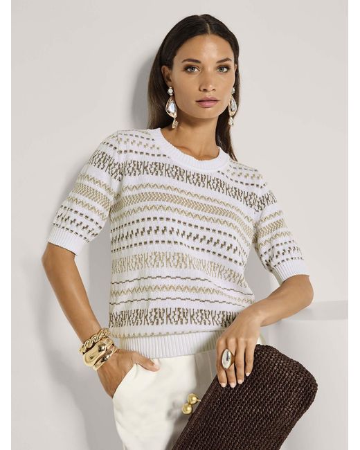 Madeleine White Pullover