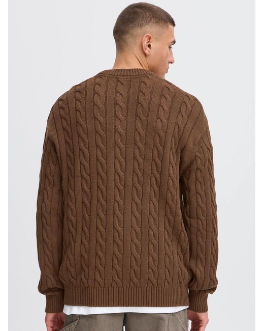 Solid Pullover Malcolm in Brown für Herren