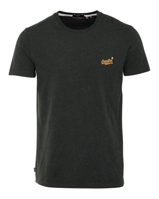 Superdry Shirt 'ol vintage emb crew' in Black für Herren