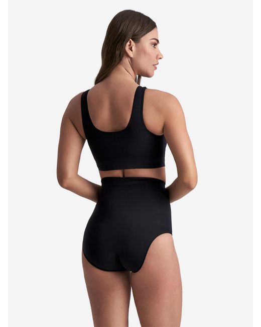 Bye Bra Black Shapingslip Soft Touch Seamless Mid Waist Brief