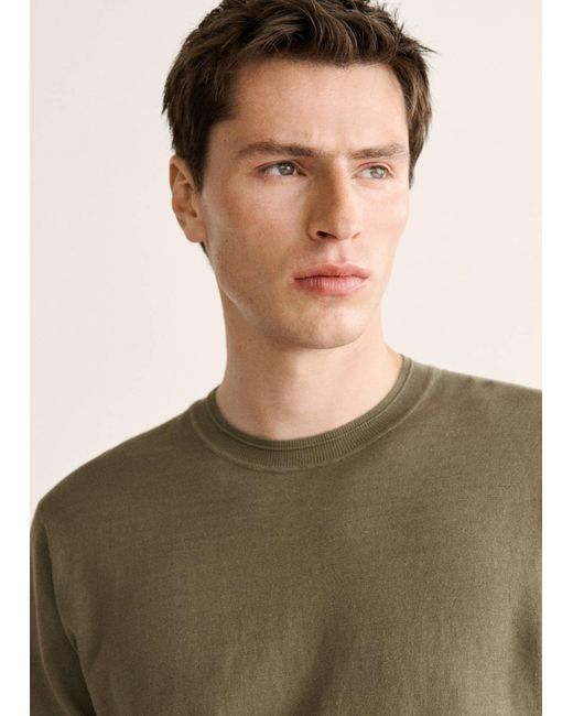 Mango Pullover Sun in Green für Herren
