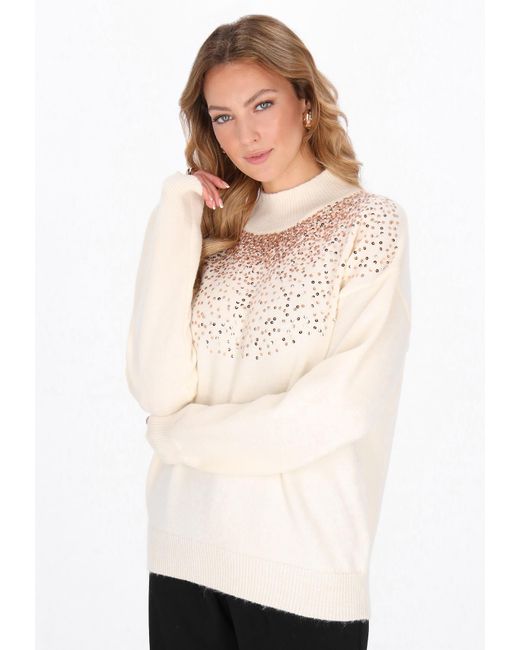 faina White Pullover