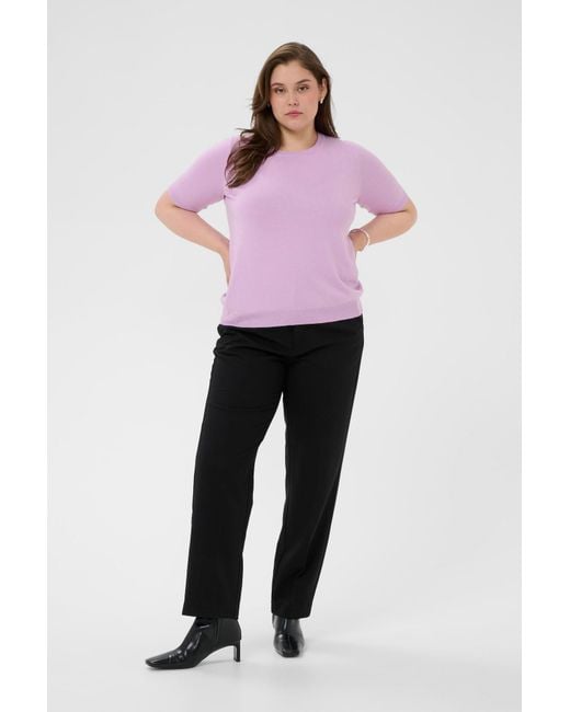 Kaffe Purple Pullover Lizzy