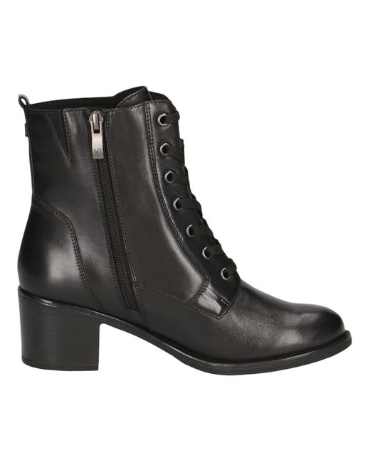 Caprice Black Schnürstiefelette