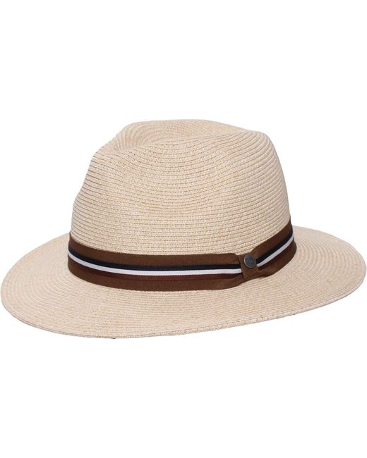Bugatti Hut Fedora in Natural für Herren