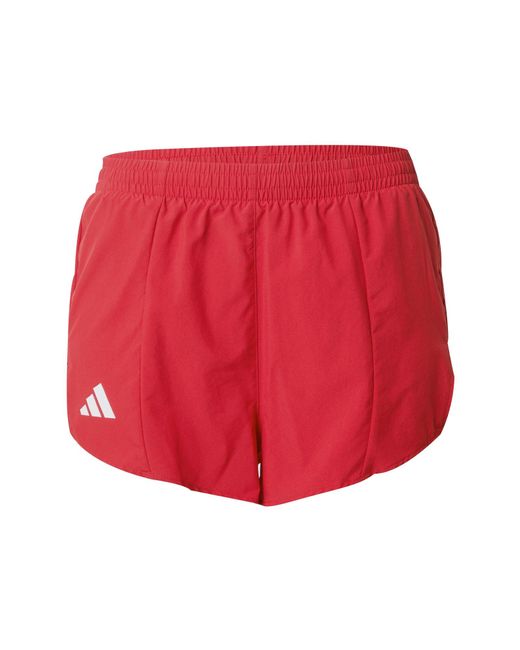 Adidas Originals Red Sportshorts Adizero Essentials