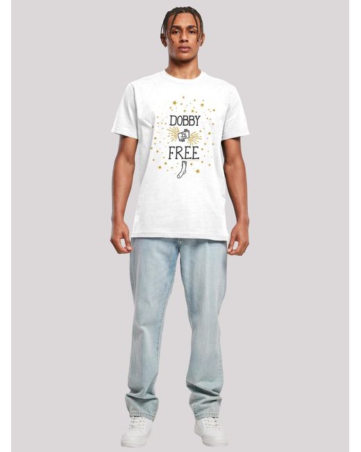 F4NT4STIC Shirt Harry Potter Dobby Is Free in White für Herren