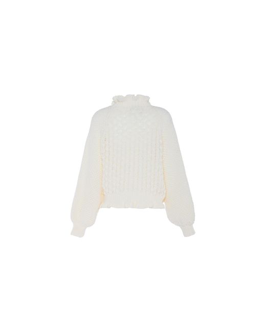 faina White Pullover
