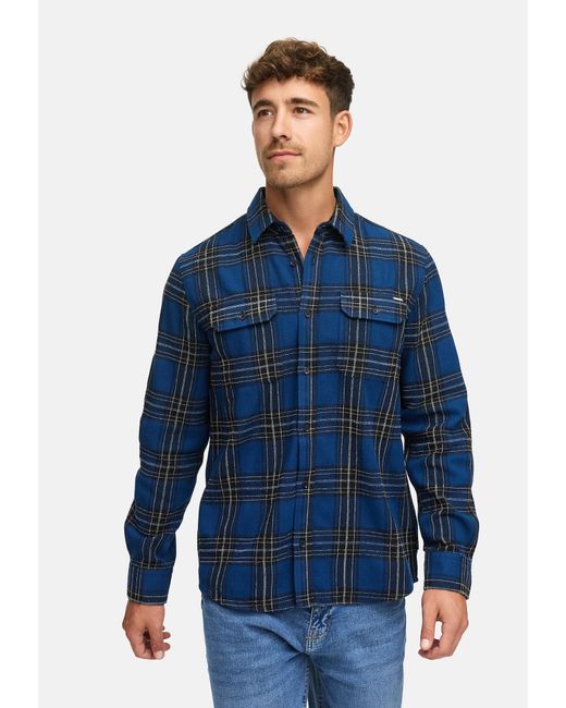INDICODE Hemd in Blue für Herren