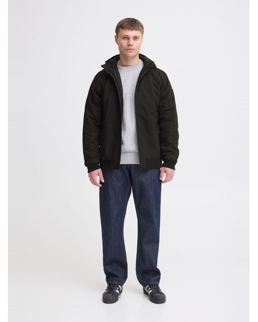 Solid Outdoorjacke Sdtilak Hooded in Black für Herren