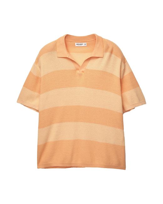 Pull&Bear Poloshirt in White für Herren