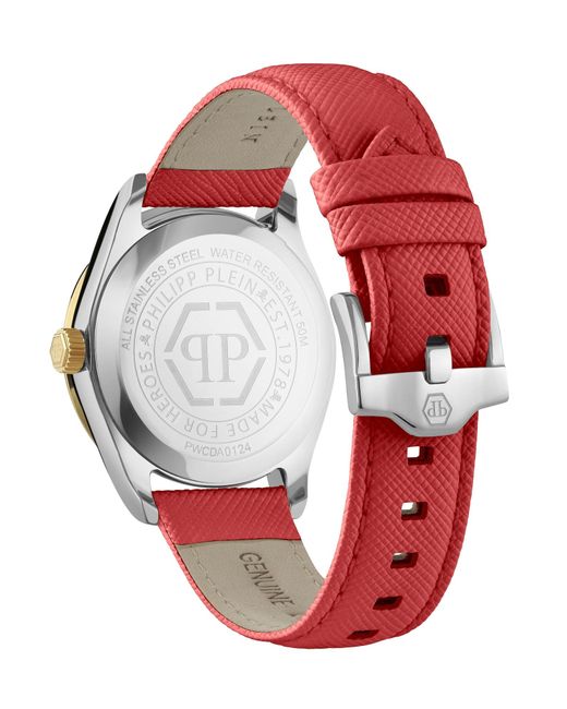 Philipp Plein Queen Damenred Uhr Pwcda0124