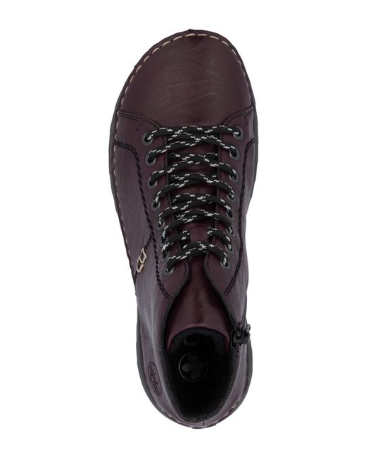 Rieker Purple Schnürstiefelette