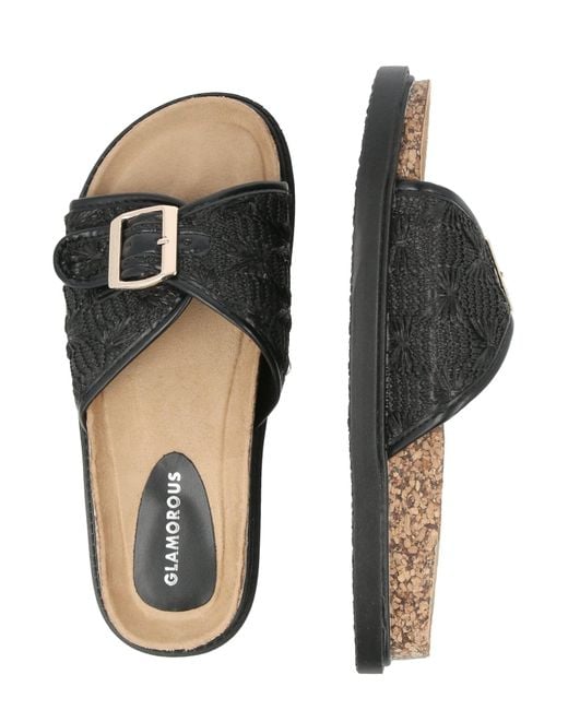 Glamorous Black Pantolette