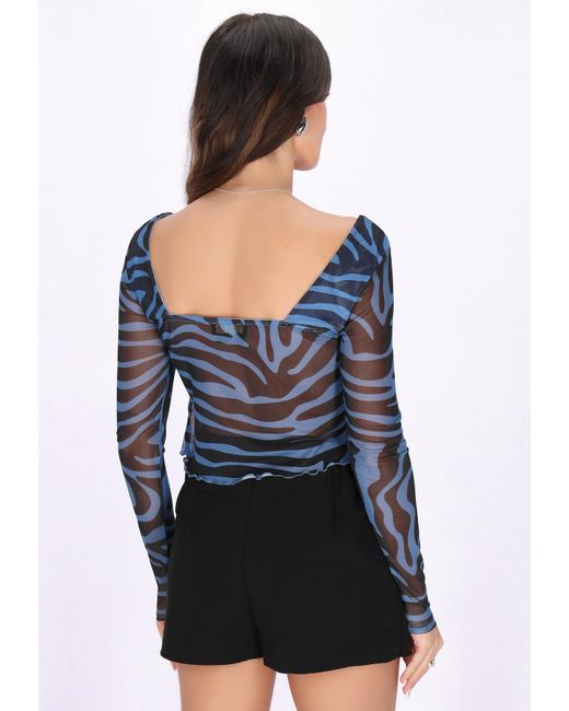 faina Blue Bluse