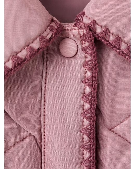 Mango Pink Jacke Zigzag