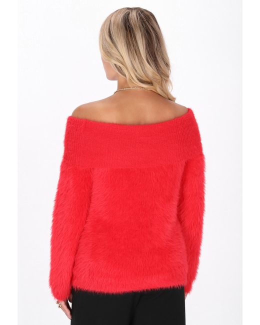 faina Red Pullover