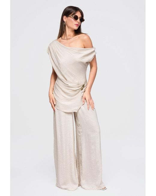 Ombre Natural Bluse