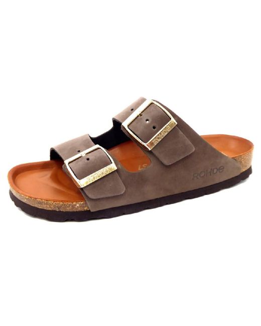 Rohde Brown Pantolette