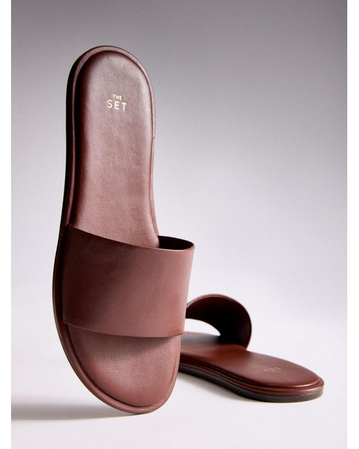 The Set Brown Pantolette