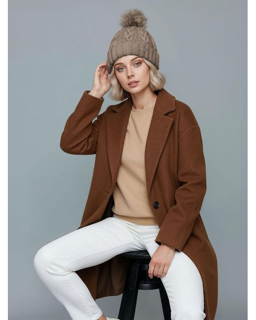 Neverless Brown Mütze Jule