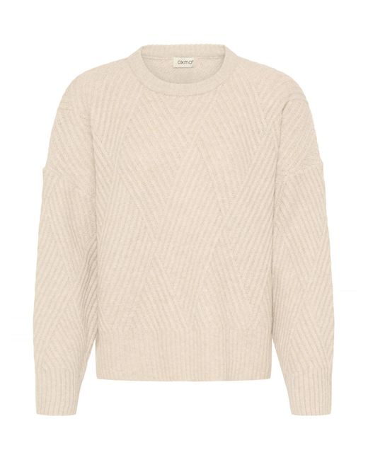 Oxmo White Strickpullover Oxibomma