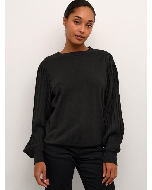 Kaffe Black Pullover Lone