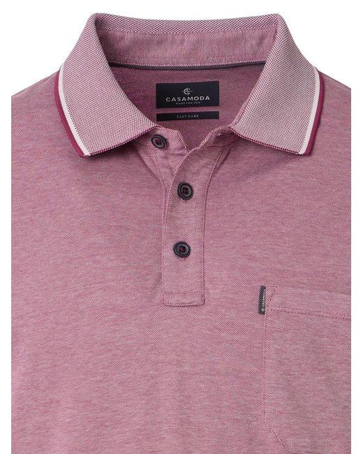 CASA MODA Shirt Basic in Purple für Herren