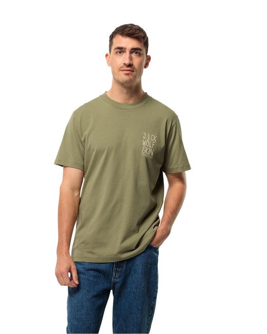 Jack Wolfskin Sportshirt 'tent' in Green für Herren