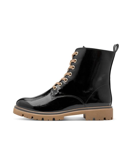 Marco Tozzi Black Schnürstiefelette