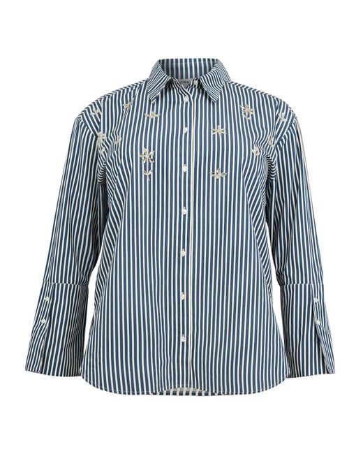 Yoek Blue Bluse