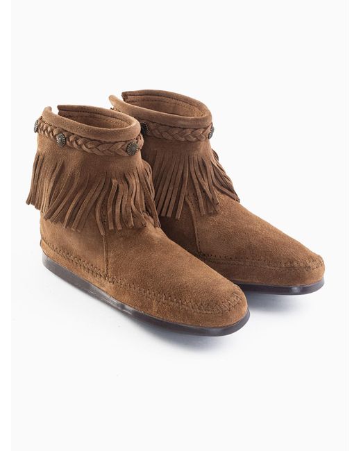 Minnetonka Brown Stiefelette