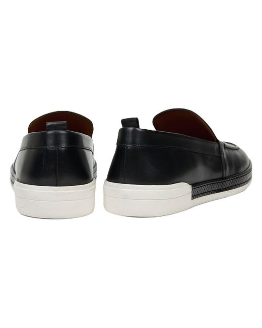 Desa Mokassin Slipper in Black für Herren