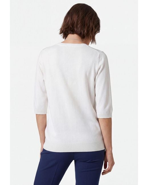 Usha White Pullover