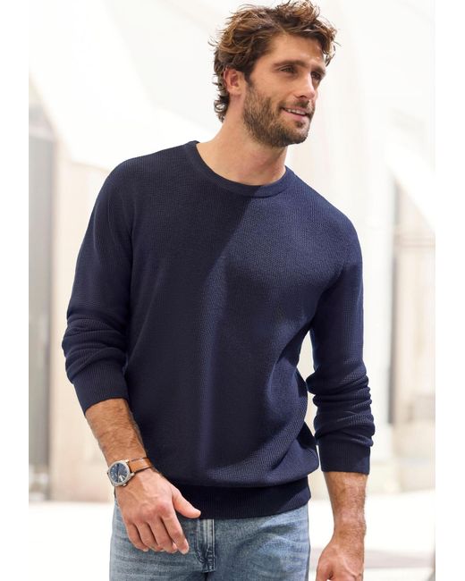 John Devin Pullover in Blue für Herren