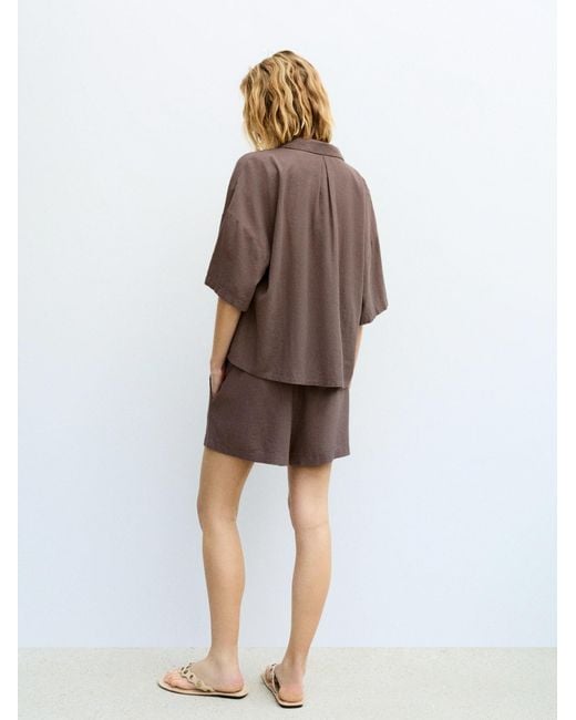 Pull&Bear Brown Bluse