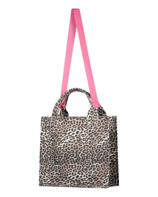 Cartoon Purple Shopper